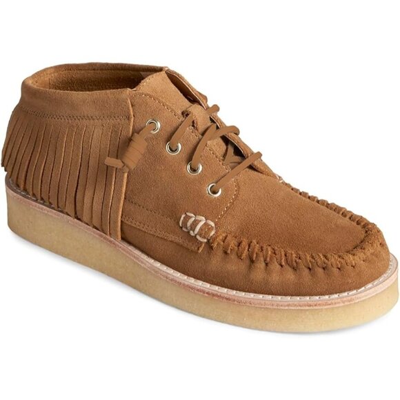 Sperry Womens X Rebecca Minkoff Suede Fringe Fashion Boot Moccasin STS87070 Sz 7 - Picture 1 of 6